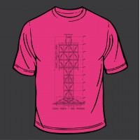 T-Shirt - Scheme (Pink) Black
