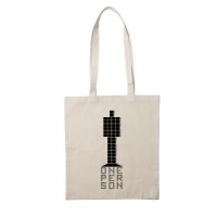 One Person ToteM Bag White