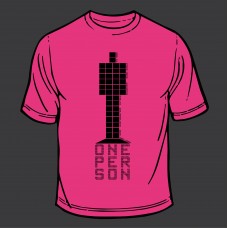 T-Shirt - Totem (Pink) Black