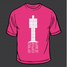 T-Shirt - Totem (Pink) White