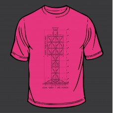 T-Shirt - Scheme (Pink) Black