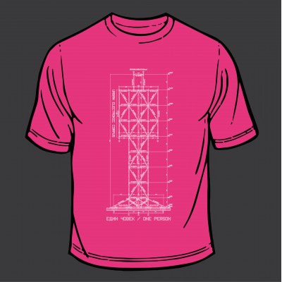 T-Shirt - Scheme (Pink) White